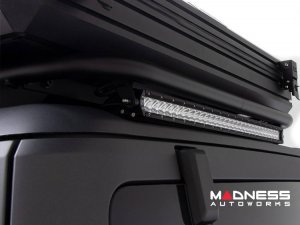 Ford Bronco Roof Rack - ZROADZ - 4 Door - Kit w/ Amber & White LED Pods & Rear Light Bar